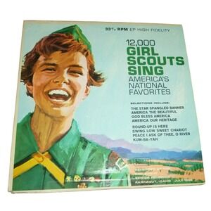 12000 Girl Scouts Sing Americas National Favorites 1965 Vinyl EP GSEP 2 33 RPM